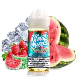 جویس هندوانه توت فرنگی یخ (100میل) Cloud Nurdz Iced Sour Watermelon Strawberryv